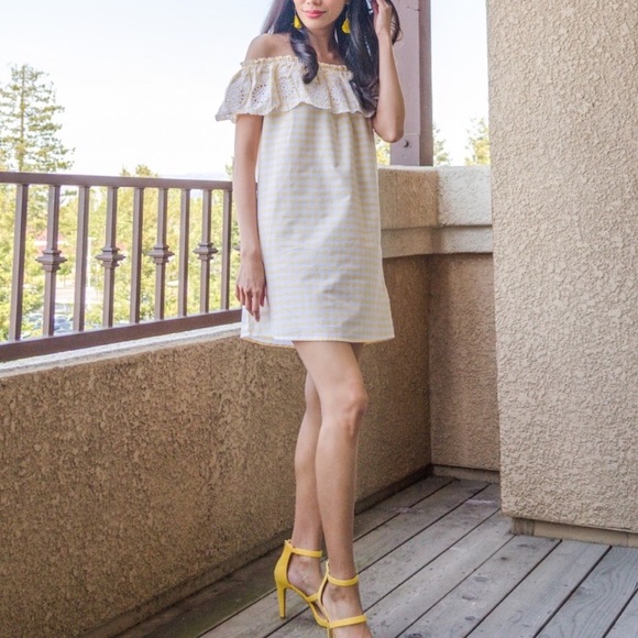 yellow gingham dress forever 21
